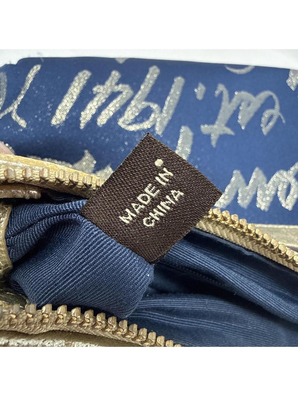 Coach Poppy Signature Script New York 1941 Navy/Gold/Metallic - Picture 11 of 15